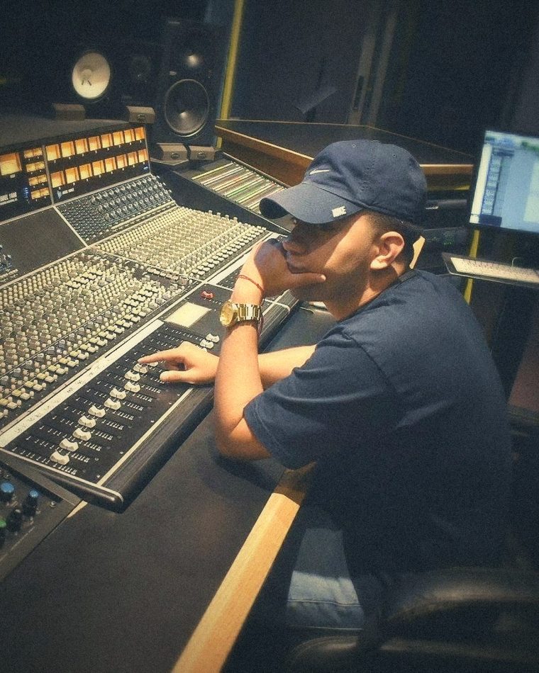 KRE8 at a large-format analog console